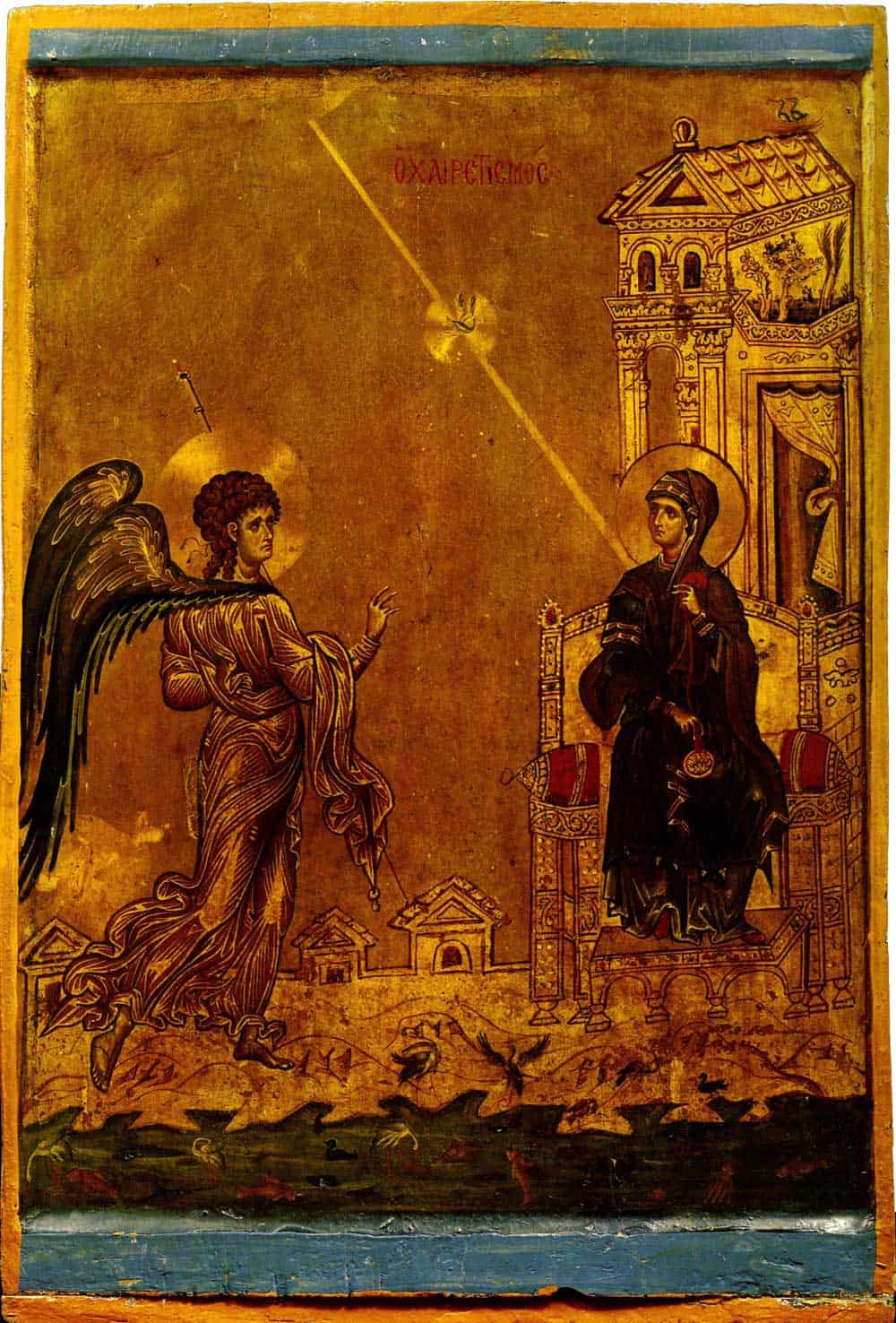 «Благовещение» конец XII века. Монастырь Святой Екатерины на горе Синай