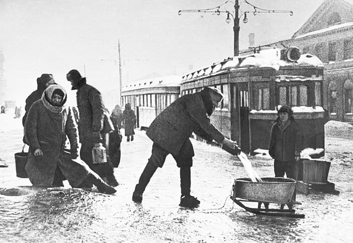 блокадный Ленинград