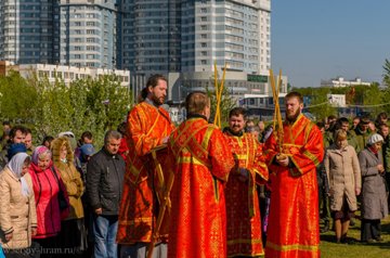 На Ходынском поле более тысячи москвичей отпраздновали 700-летие рождения святого Сергия Радонежского