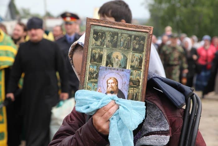 110 лет со дня обретения мощей преподобного Серафима Саровского